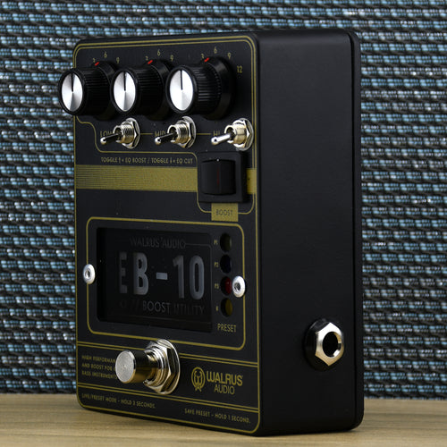 Walrus Audio EB10 Preamp/EQ/Boost, Black