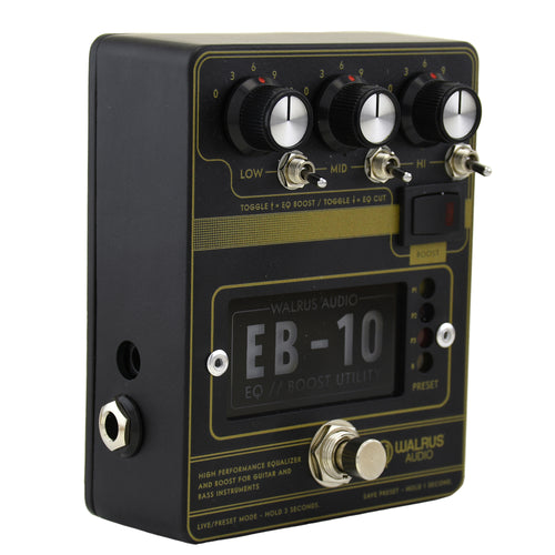 Walrus Audio EB10 Preamp/EQ/Boost, Black