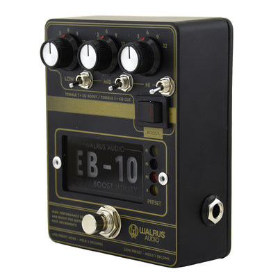 Walrus Audio EB10 Preamp/EQ/Boost, Black