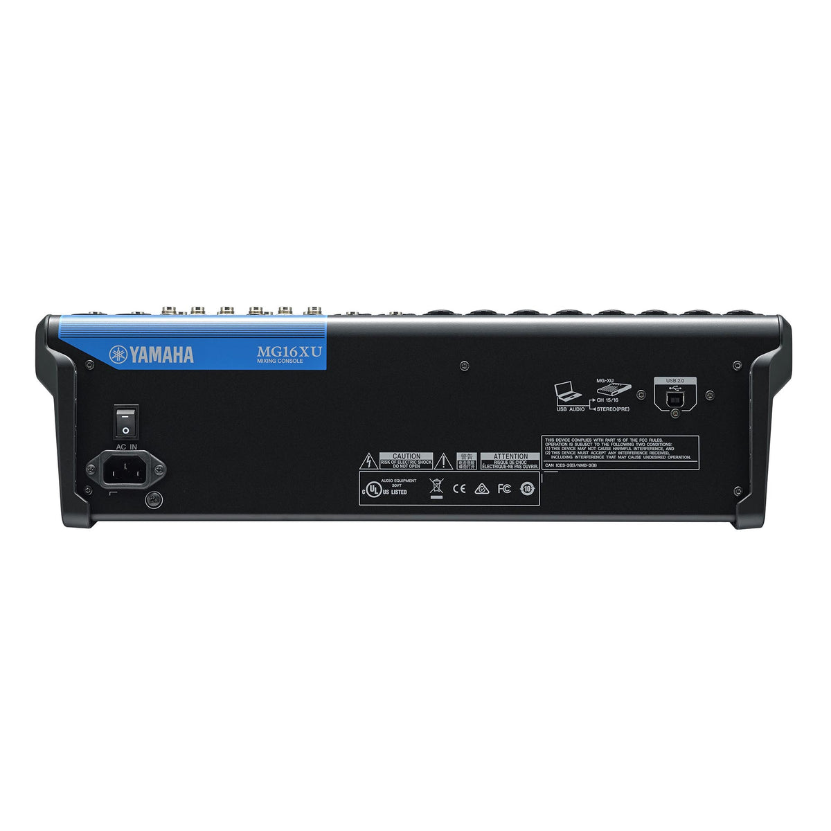 Yamaha 16-Input - 6-Bus Mixer - Single-Knob Compression - DSP - USB I/O