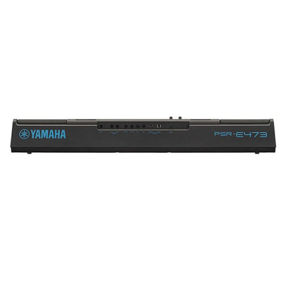 Yamaha PSR-E473 61-Key High Level Portable Keyboard With Power Adapter