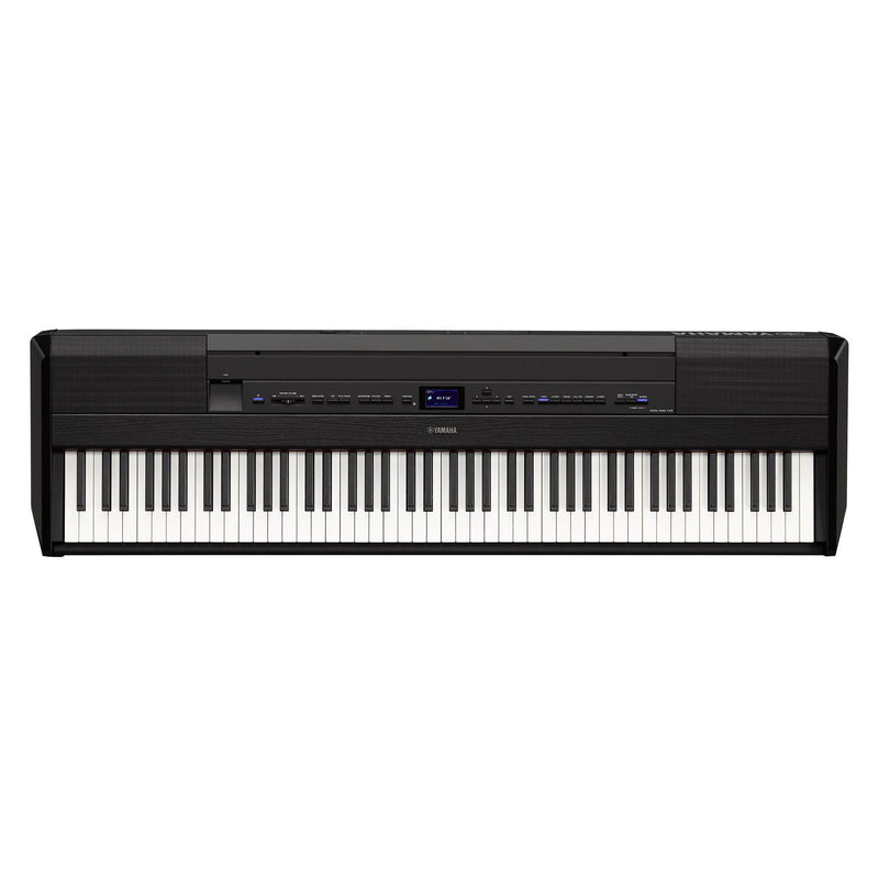 Yamaha 88-Key Black Digital Piano With Polished Ebony Accents, PA300C Power Adapter & FC4A Sustain Pedal