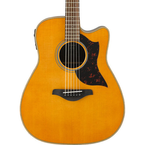 Yamaha A1 Series Folk AC/EL with Cutaway, Vintage Natural