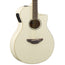 Yamaha APX600 Thinline Acoustic Guitar, Vintage White