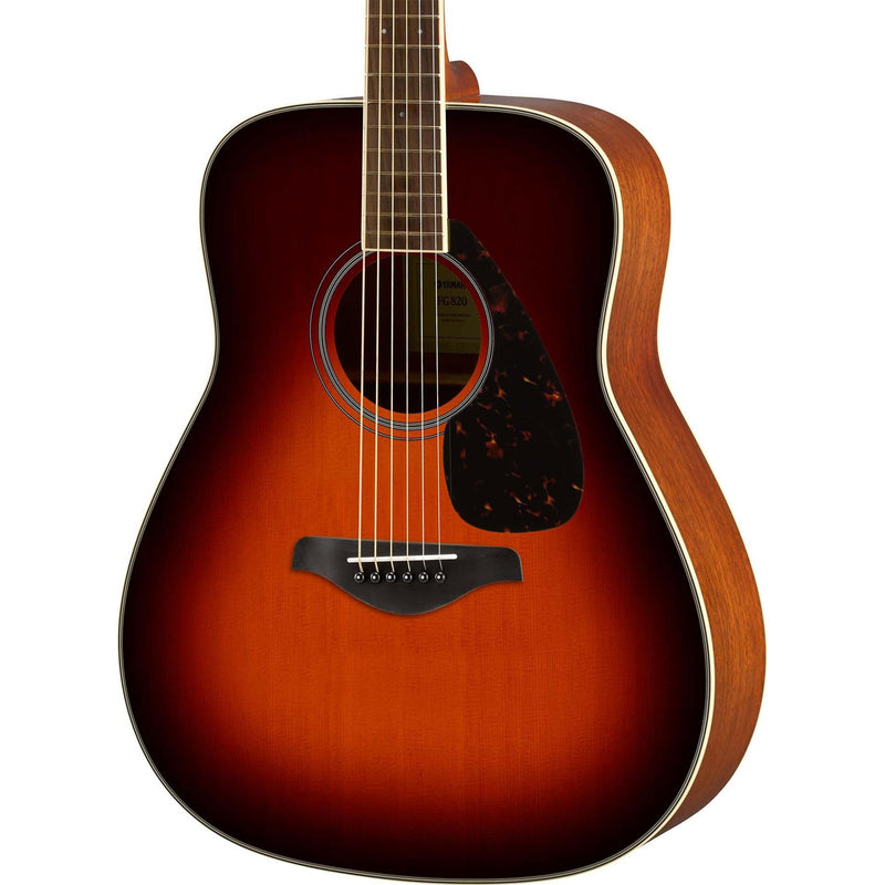 Yamaha Folk Guitar - Solid Sitka Spruce Top - Brown Sunburst