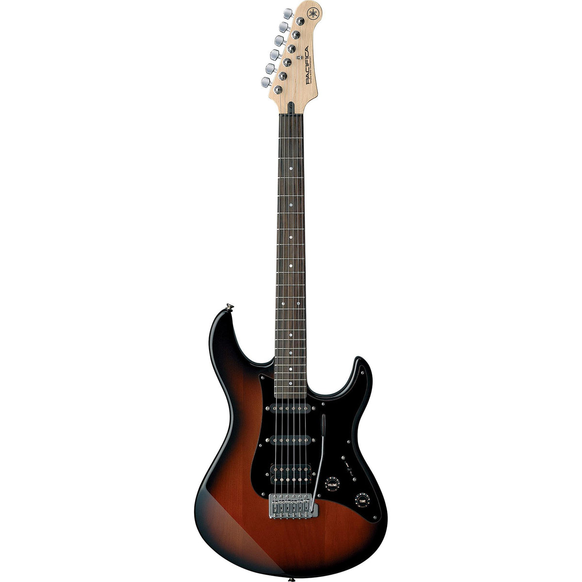 Yamaha Pacifica Double Cutaway, Agathis Body, Sonokeling Fingerboard, Old Violin Sunburst